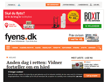 Tablet Screenshot of fyens.dk